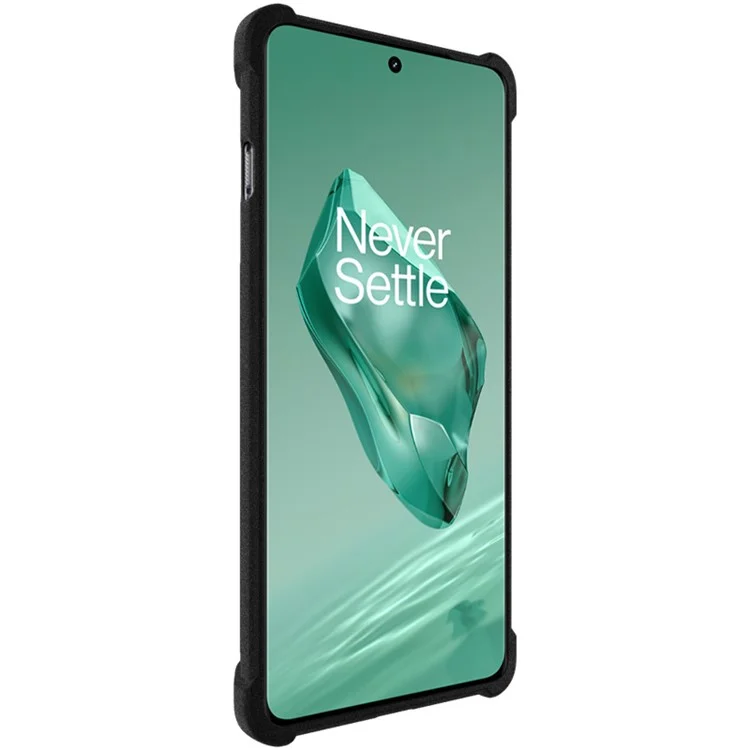 IMAK para OnePlus 12 5G Funda TPU mate Funda para teléfono Protección a prueba de golpes - Negro