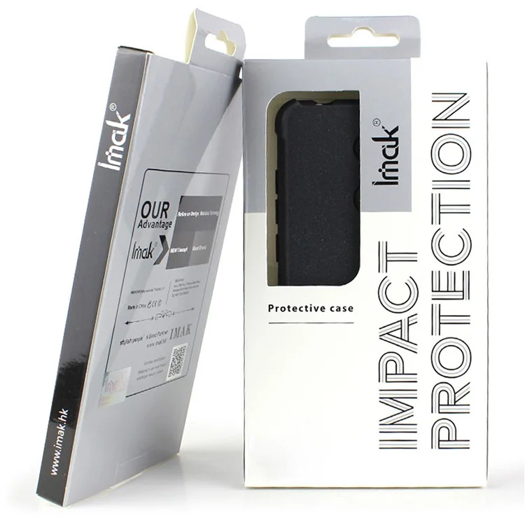 IMAK para OnePlus 12 5G Funda TPU mate Funda para teléfono Protección a prueba de golpes - Negro