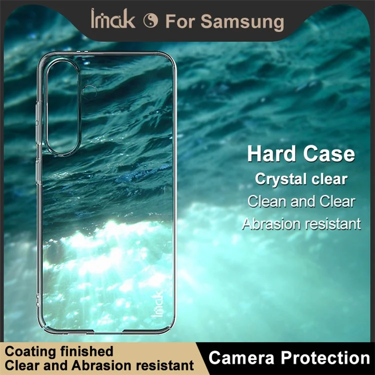 IMAK Crystal Case II Pro for Samsung Galaxy S24+ Case Anti-drop Hard PC Clear Phone Back Shell