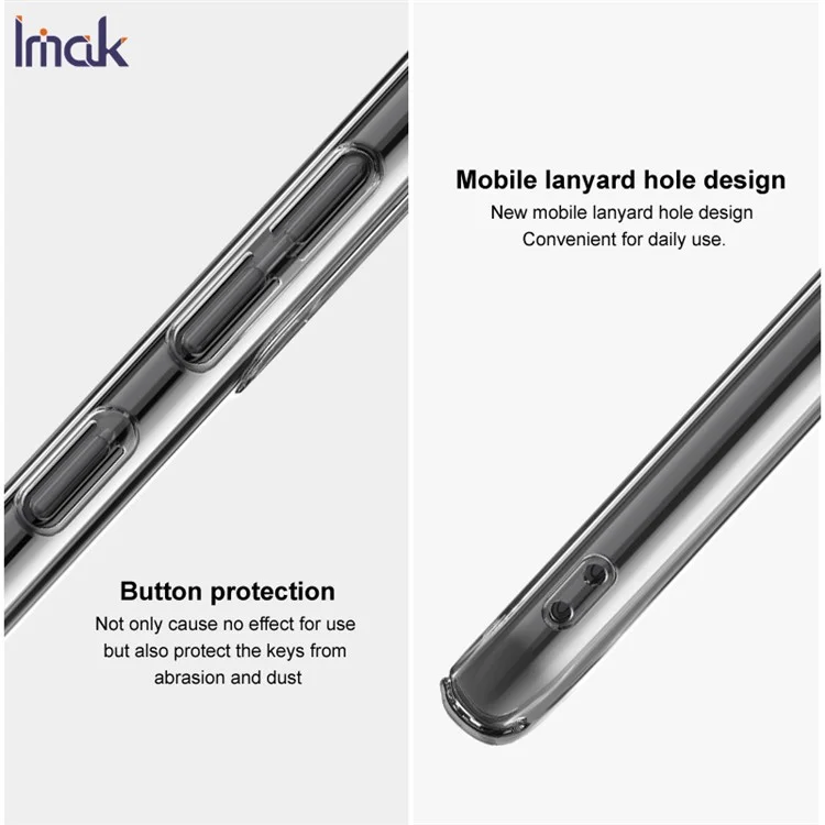 IMAK Crystal Case II Pro for Samsung Galaxy S24+ Case Anti-drop Hard PC Clear Phone Back Shell