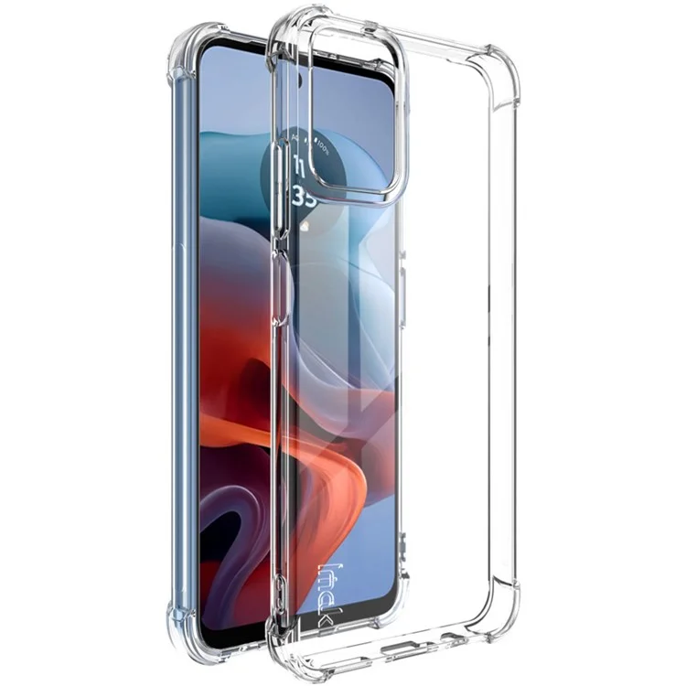 IMAK TPU Case for Motorola Moto G34 5G Shell  Airbag Protection Phone Cover - Transparent