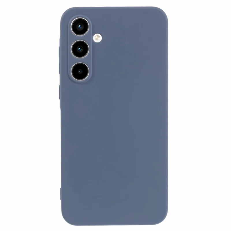 For Samsung Galaxy A55 5G Phone Case TPU Shockproof Cover with Soft Fiber Lining - Lavender Grey