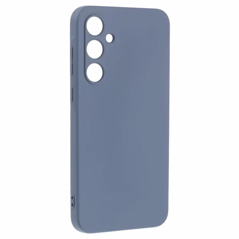For Samsung Galaxy A55 5G Phone Case TPU Shockproof Cover with Soft Fiber Lining - Lavender Grey