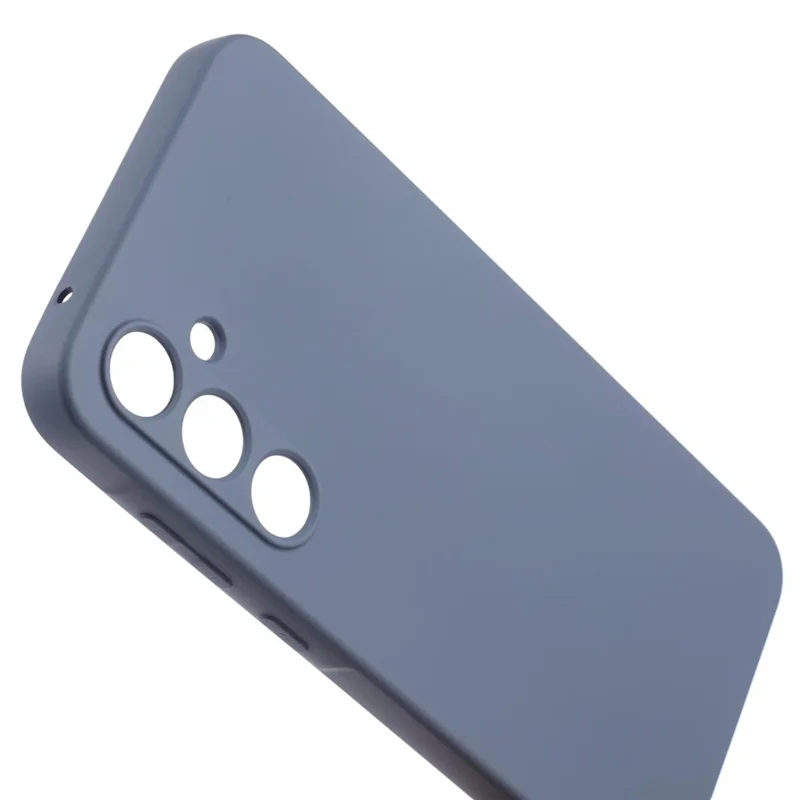 For Samsung Galaxy A55 5G Phone Case TPU Shockproof Cover with Soft Fiber Lining - Lavender Grey