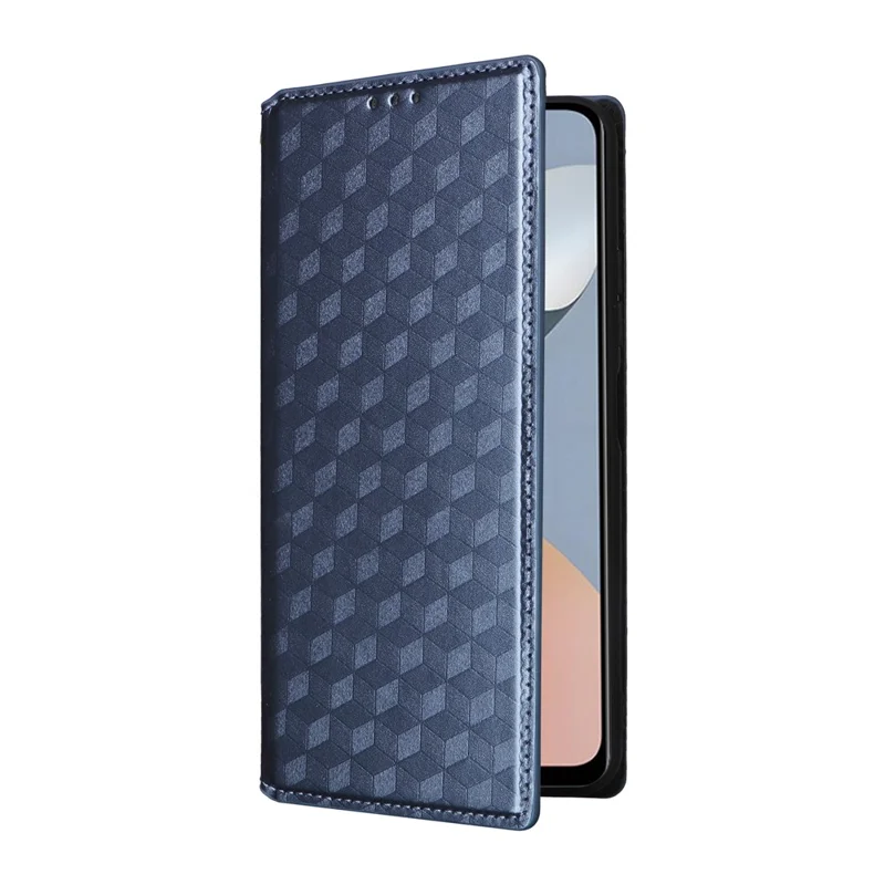 For ZTE Blade A54 Leather Case Magnetic Auto Closing Phone Wallet Cover - Blue