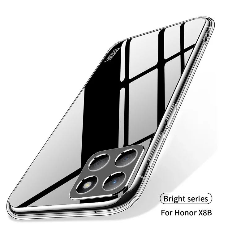 MOFI For Honor X8b 4G Funda transparente para teléfono de TPU suave y protectora