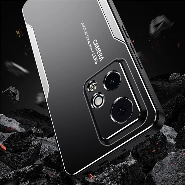 For Honor 90 GT 5G Metalltelefon-Gehäuse, militärischer Schutz, stoßfest - Blau