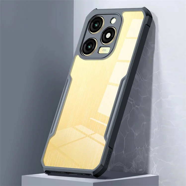 XUNDD Pour itel A70 Étuis de Téléphone Portable Acrylique+TPU Anti-Rayures Coque Arrière