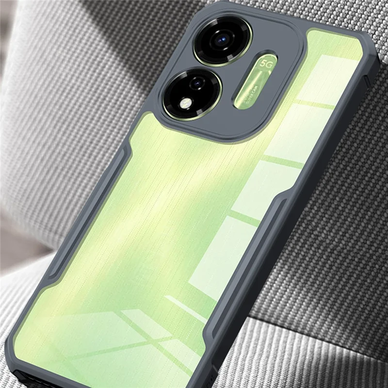 XUNDD Obudowy na itel Power 55 5G, Pokrowce na Telefon z Akrylu+TPU, Odporna na Uderzenia