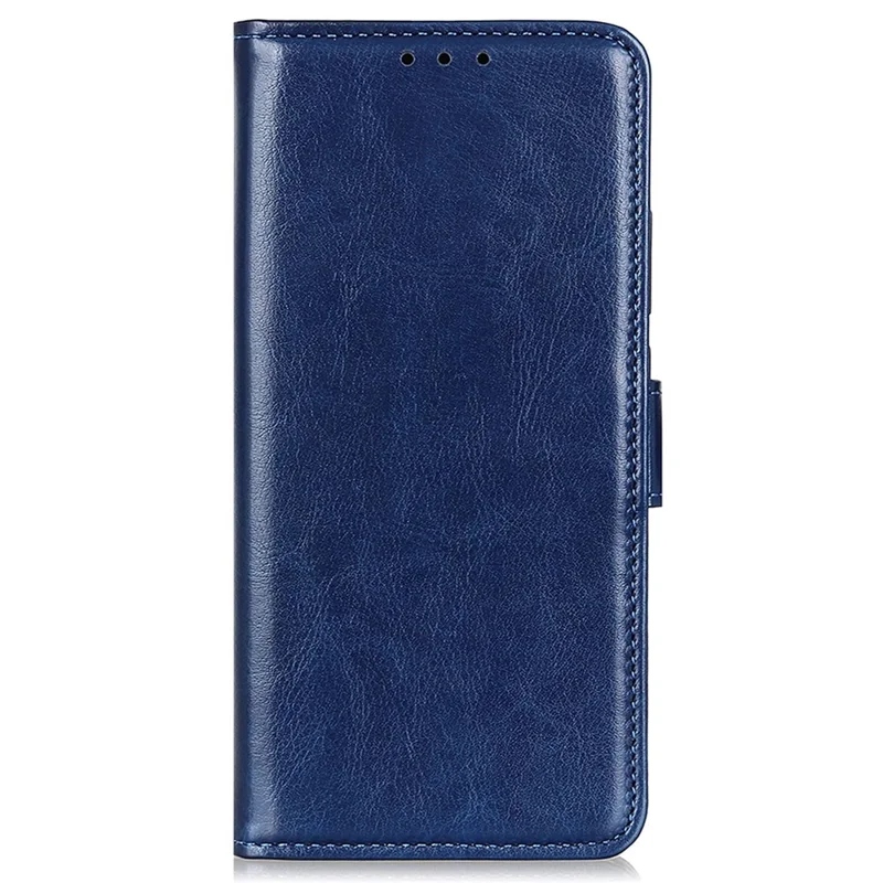 Phone Case for Oppo Reno11 Pro 5G (Global) / Reno11 (China) 5G Crazy Horse Texture Wallet Leather Cover - Blue