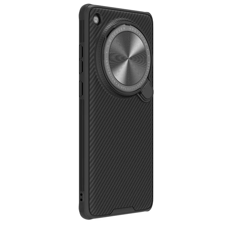 NILLKIN CamShield Prop Magnetic Series para Oppo Find X7 Ultra Funda de teléfono Cubierta de lente Soporte - Negro