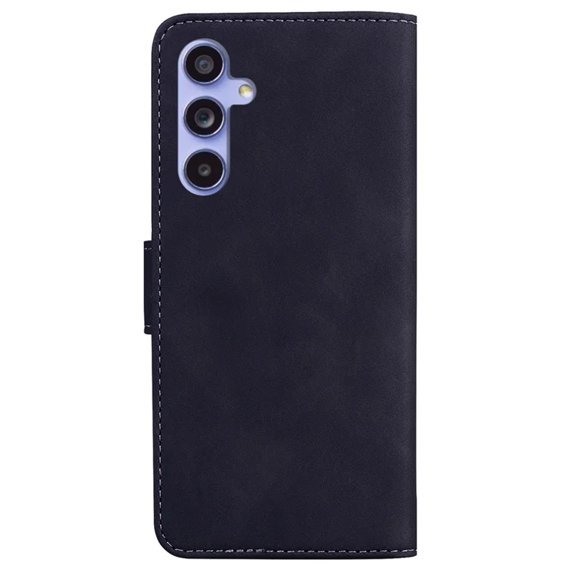 For Samsung Galaxy A35 5G Case Wallet Phone Leather Cover Butterfly Printing - Black