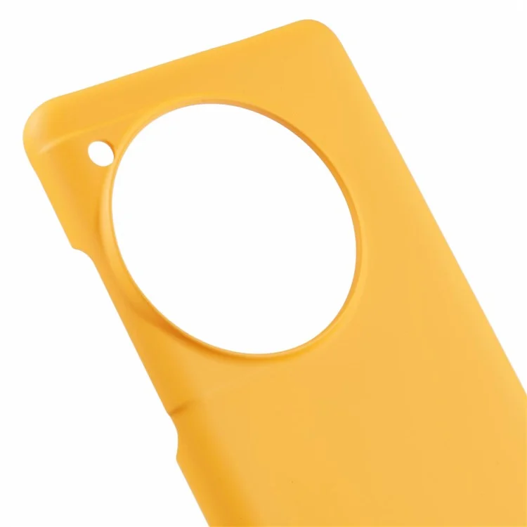 Per OnePlus 12 5G Hard PC Case Anti-impronte digitali Rubberized Phone Shell - Giallo