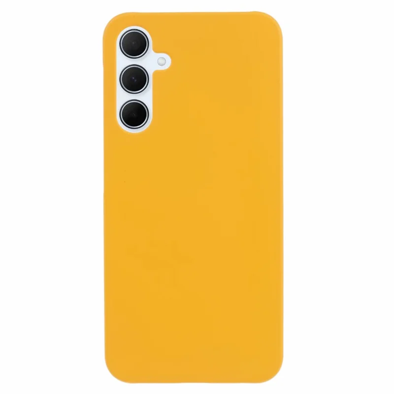 For Samsung Galaxy A25 5G (Global) (161.0 x 76.5 x 8.3mm) Case Hard PC Skin-touch Protective Shell - Yellow