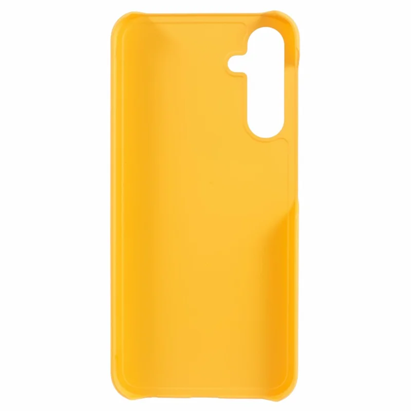 For Samsung Galaxy A25 5G (Global) (161.0 x 76.5 x 8.3mm) Case Hard PC Skin-touch Protective Shell - Yellow