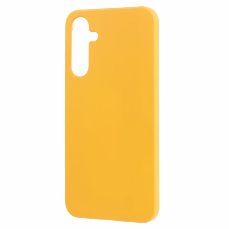 For Samsung Galaxy A25 5G (Global) (161.0 x 76.5 x 8.3mm) Case Hard PC Skin-touch Protective Shell - Yellow