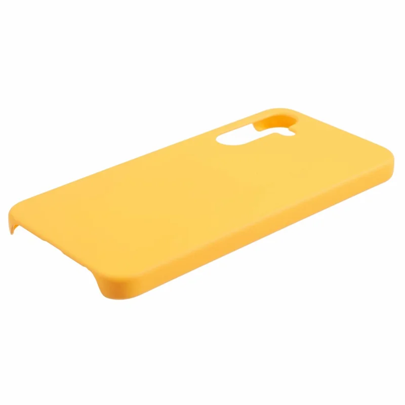 For Samsung Galaxy A25 5G (Global) (161.0 x 76.5 x 8.3mm) Case Hard PC Skin-touch Protective Shell - Yellow