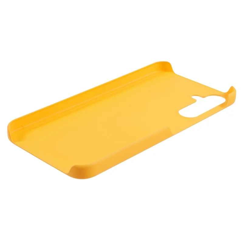 For Samsung Galaxy A25 5G (Global) (161.0 x 76.5 x 8.3mm) Case Hard PC Skin-touch Protective Shell - Yellow