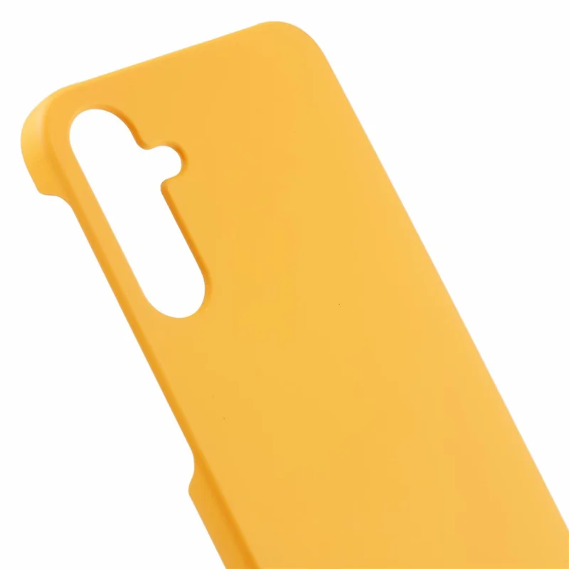 For Samsung Galaxy A25 5G (Global) (161.0 x 76.5 x 8.3mm) Case Hard PC Skin-touch Protective Shell - Yellow