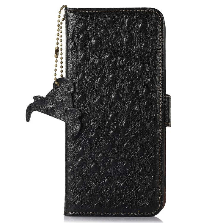For Oppo Find X7 Pro / Find X7 Ultra Phone Case RFID Blocking Wallet Cover Stand - Black