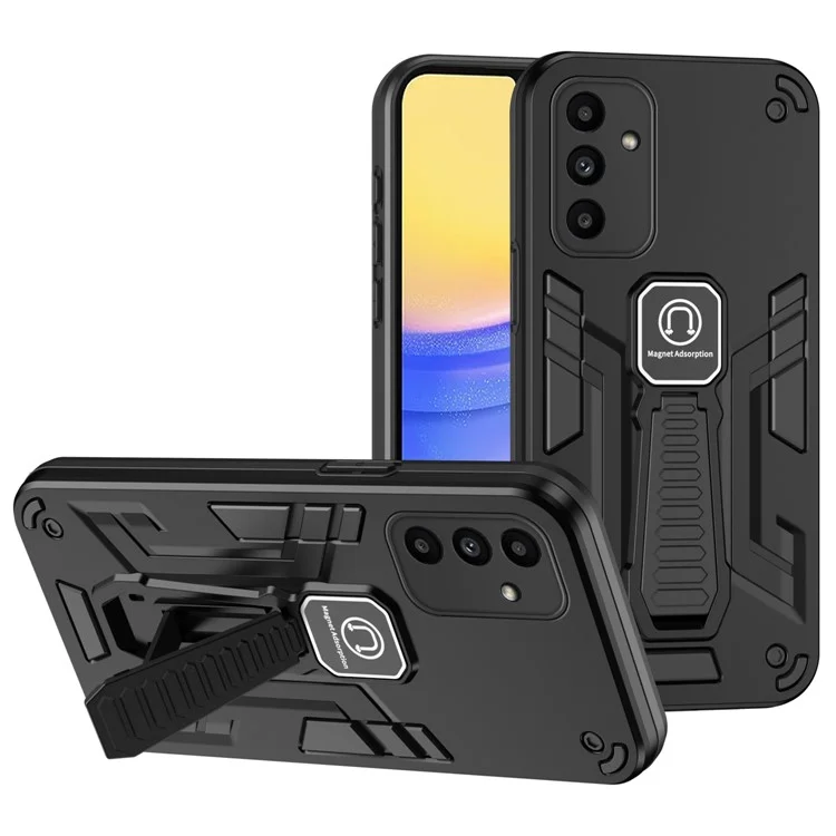 Housse de téléphone pour Samsung Galaxy A15 5G avec support - Noir