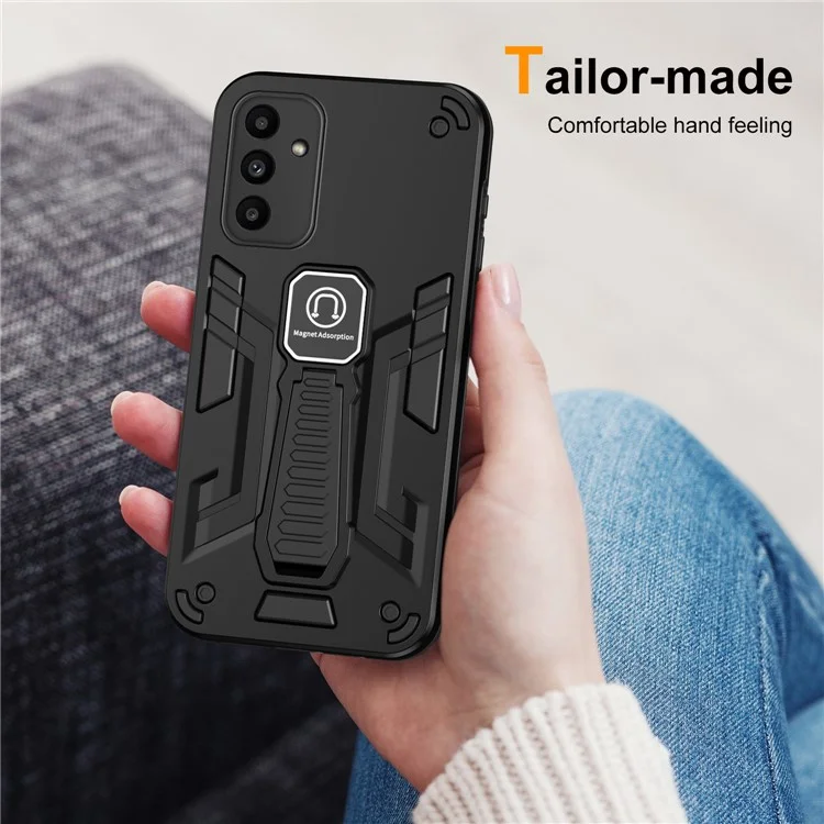 Housse de téléphone pour Samsung Galaxy A15 5G avec support - Noir