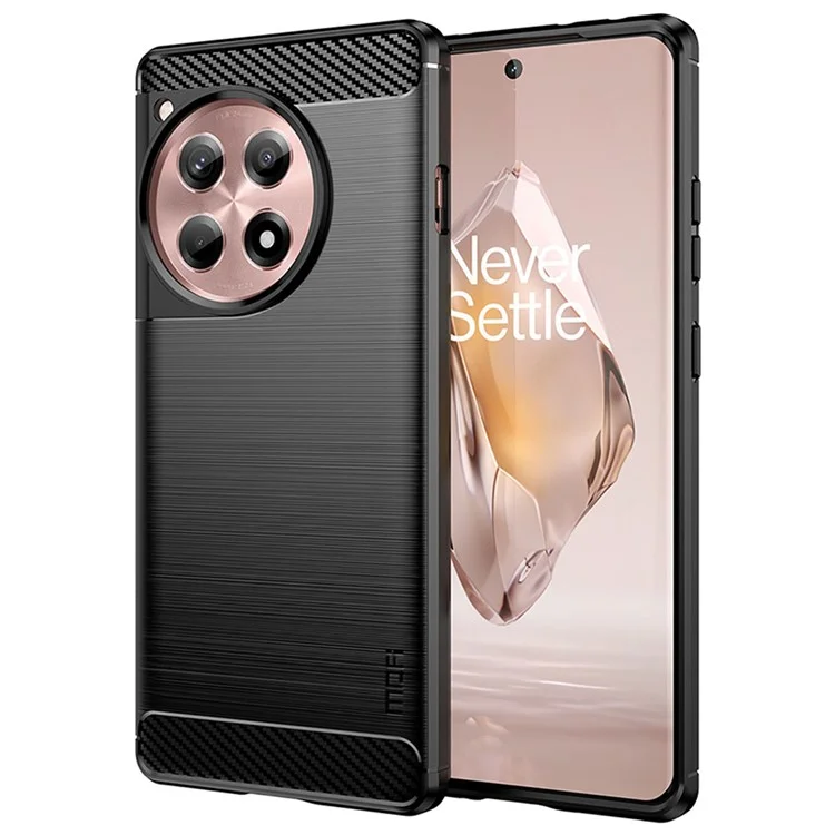 MOFI JK TPU Series-1 For OnePlus Ace 3 5G / 12R 5G TPU Case Brushed Surface Phone Cover - Black