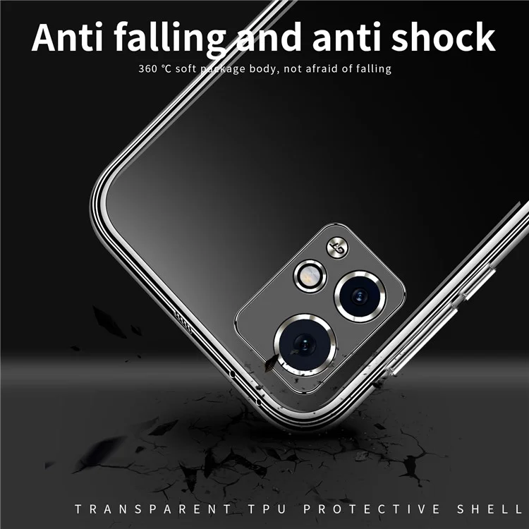 MOFI For Honor 90 GT 5G Clear Case Anti-scratch TPU Phone Cover