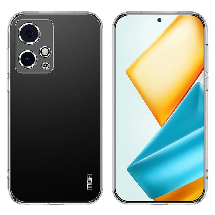 MOFI For Honor 90 GT 5G Clear Case Anti-scratch TPU Phone Cover