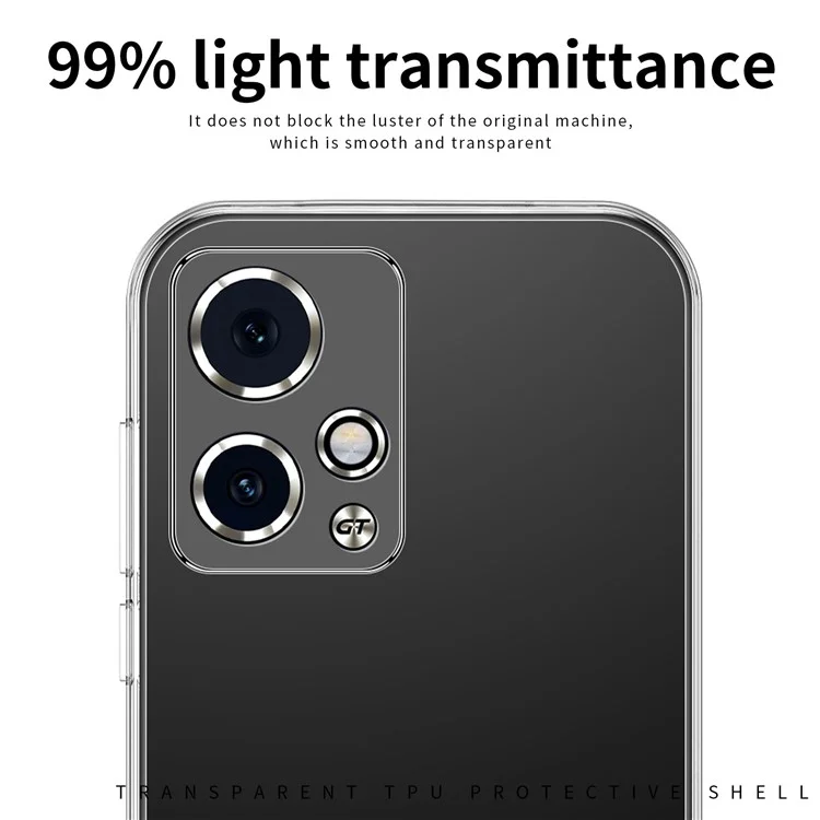 MOFI For Honor 90 GT 5G Clear Case Anti-scratch TPU Phone Cover