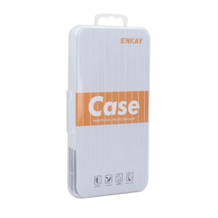 ENAKY HAT PRINCE For Samsung Galaxy S23 Case Silicone Cover Lens Protection - Orange+Yellow