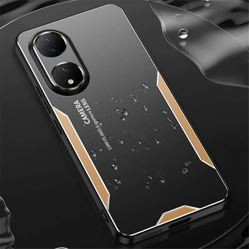 For vivo Y100 5G Phone Cover Aluminum Alloy+TPU+PC Hybrid Drop-proof Case - Silver