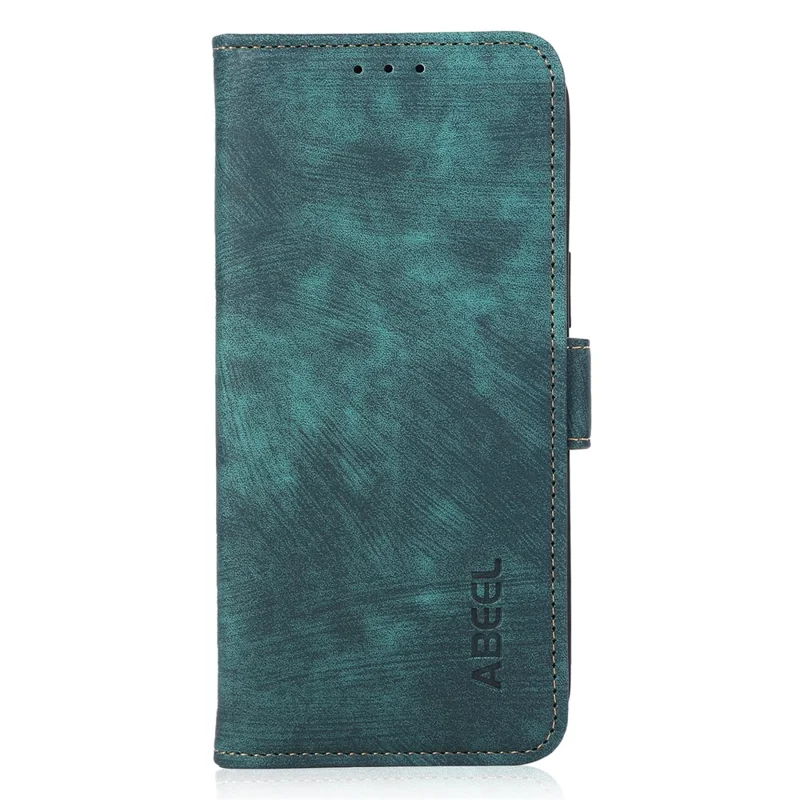 ABEEL For Honor X7b 4G / 90 Smart Leather Phone Case Side Magnetic Clasp Wallet Cover - Green