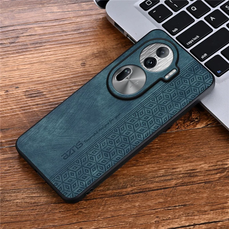 AZNS For Oppo Reno11 Pro 5G (Global) / Reno11 (China) 5G Case Imprinted PU Leather Coated TPU Phone Cover - Green