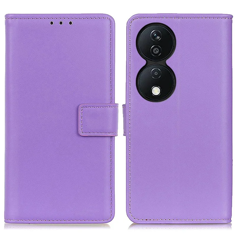 For Honor X7b 4G / 90 Smart / Play 50 Plus 5G Case Wallet Stand Leather Phone Cover - Purple