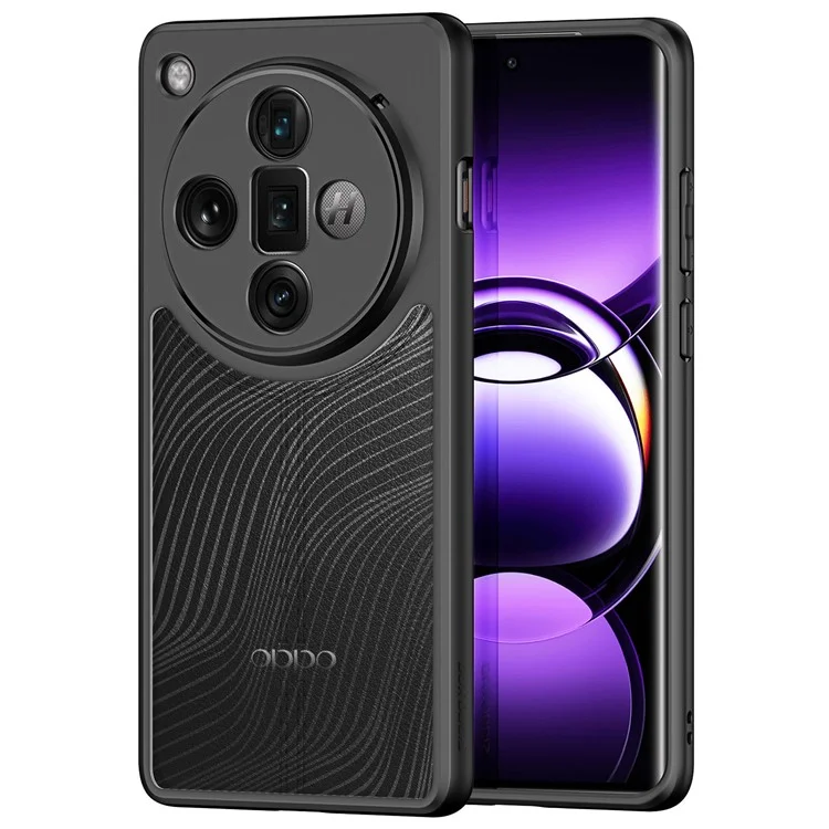 Dux Ducis Aimo -serie Für Oppo Suchen Sie X7 Ultra Back Case PC+TPU -telefonabdeckung (reichweite Zertifizierung) - Schwarz