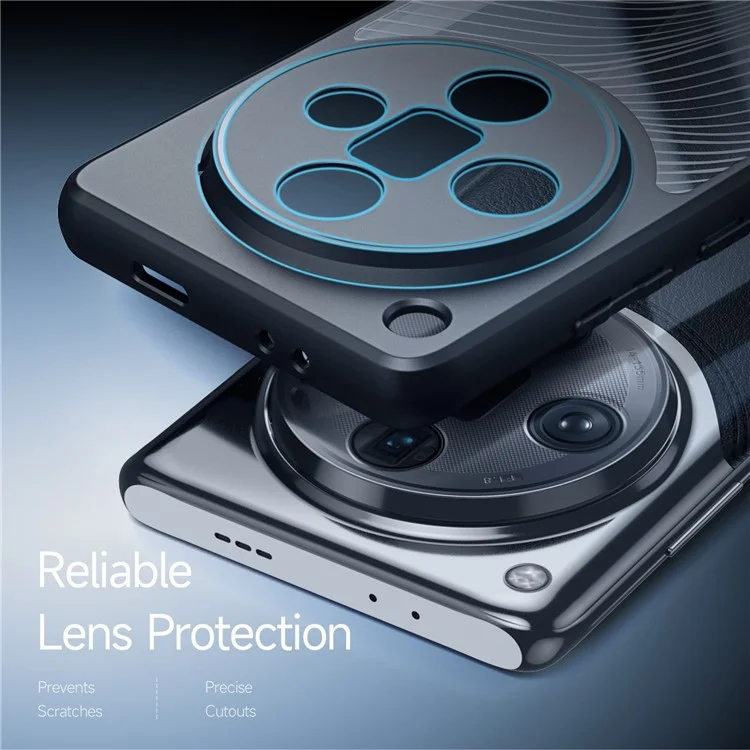 Dux Ducis Aimo -serie Für Oppo Suchen Sie X7 Ultra Back Case PC+TPU -telefonabdeckung (reichweite Zertifizierung) - Schwarz