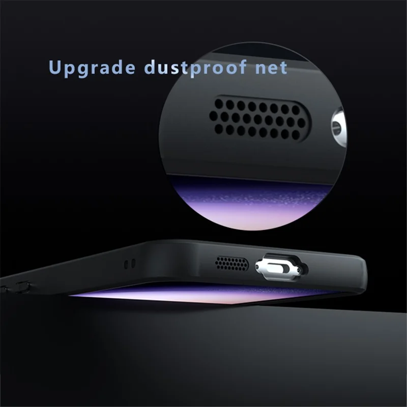 For Samsung Galaxy S24 Cell Phone Case Skin-touch Airbag Protection Shell - Transparent Black