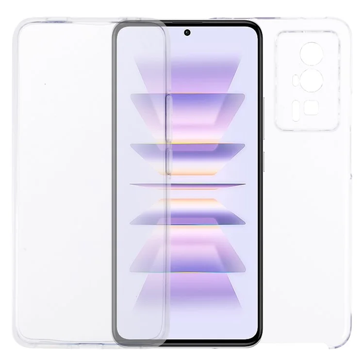 Pour Xiaomi Redmi K60 5G / K60 Pro 5G / Poco F5 Pro 5G Étui Acrylique + Étui Téléphone TPU avec Film PET
