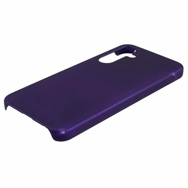 Для Samsung Galaxy A55 5G Hard PC Case Anti-scratch Rubberized Phone Cover - Purple