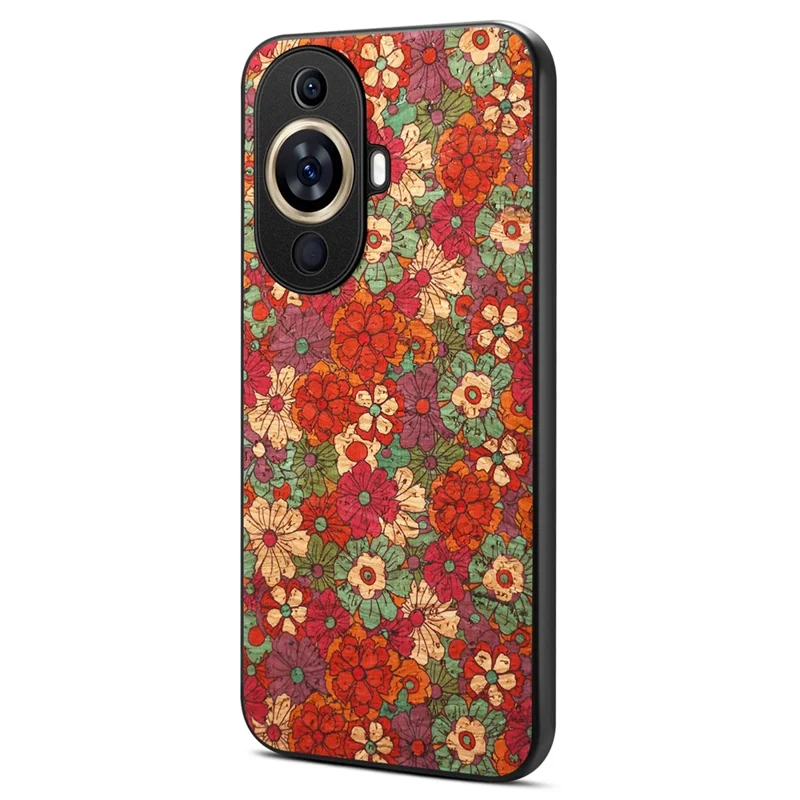 For Huawei nova 11 / nova 12s 4G / nova 12 Lite 4G Phone Case Floral Flower Pattern Shockproof Cover - Summer / Red