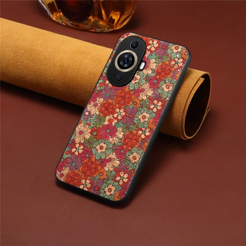 For Huawei nova 11 / nova 12s 4G / nova 12 Lite 4G Phone Case Floral Flower Pattern Shockproof Cover - Summer / Red