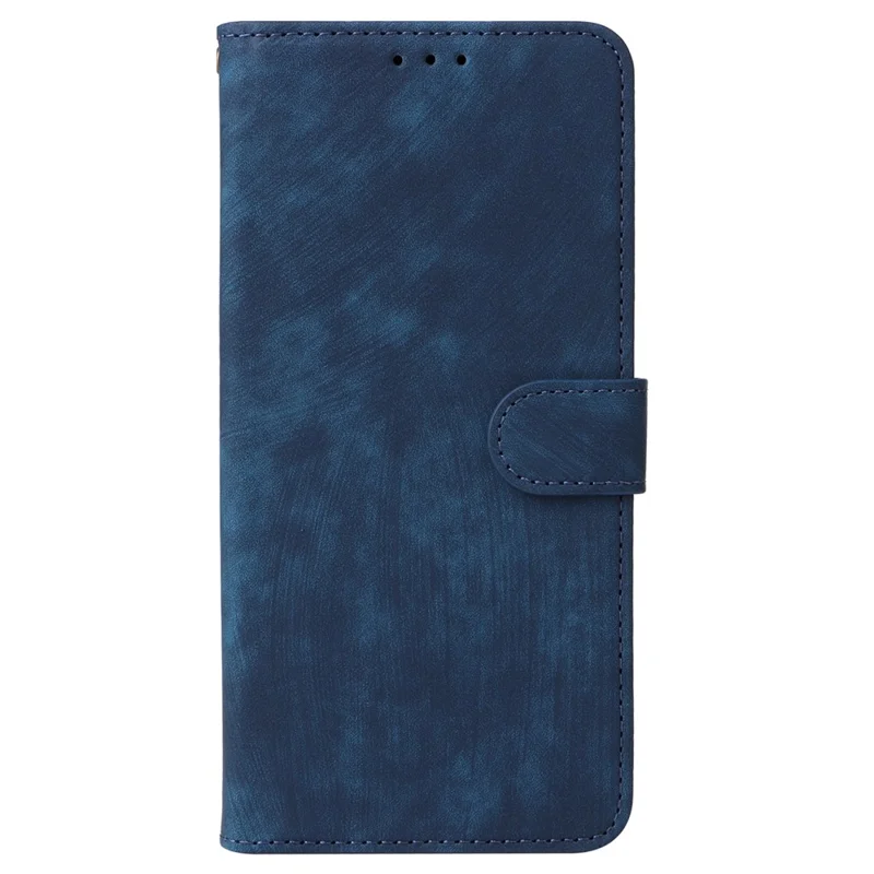 For Xiaomi Redmi 13C 5G / Redmi 13R 5G / Poco M6 5G Case RFID Blocking Leather Phone Shell with Wrist Strap - Blue