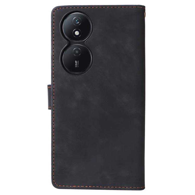 For Honor X7b 4G / X7b 5G / 90 Smart / Play 50 Plus 5G / Play 8T 5G Custodia per telefono Pelle PU con blocco RFID - Nero