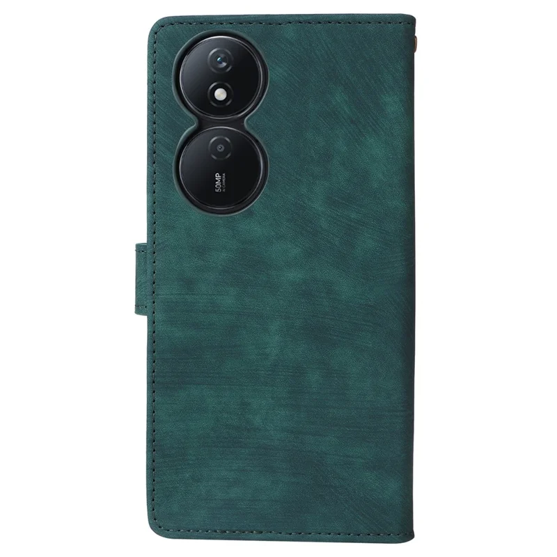 For Honor X7b 4G / X7b 5G / 90 Smart / Play 50 Plus 5G / Play 8T 5G Phone Case PU Leather RFID Blocking Cover - Green