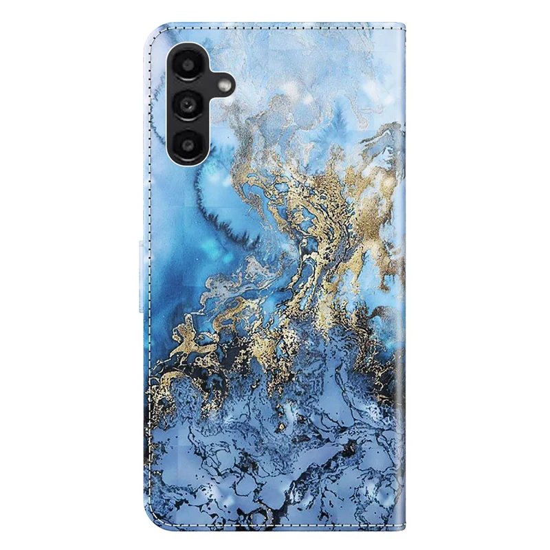 For Samsung Galaxy A35 5G Cell Phone Case PU Leather Stand Cover with 3D Pattern -  Bauhinia Valley