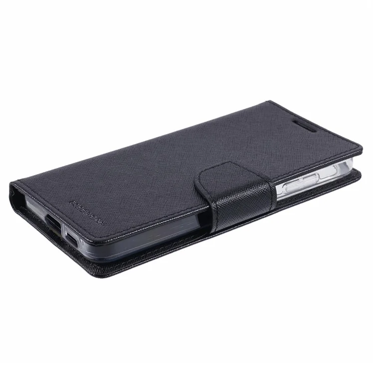 MERCURY GOOSPERY For Samsung Galaxy S24+ Wallet Case Splicing Color Leather Cover - Black