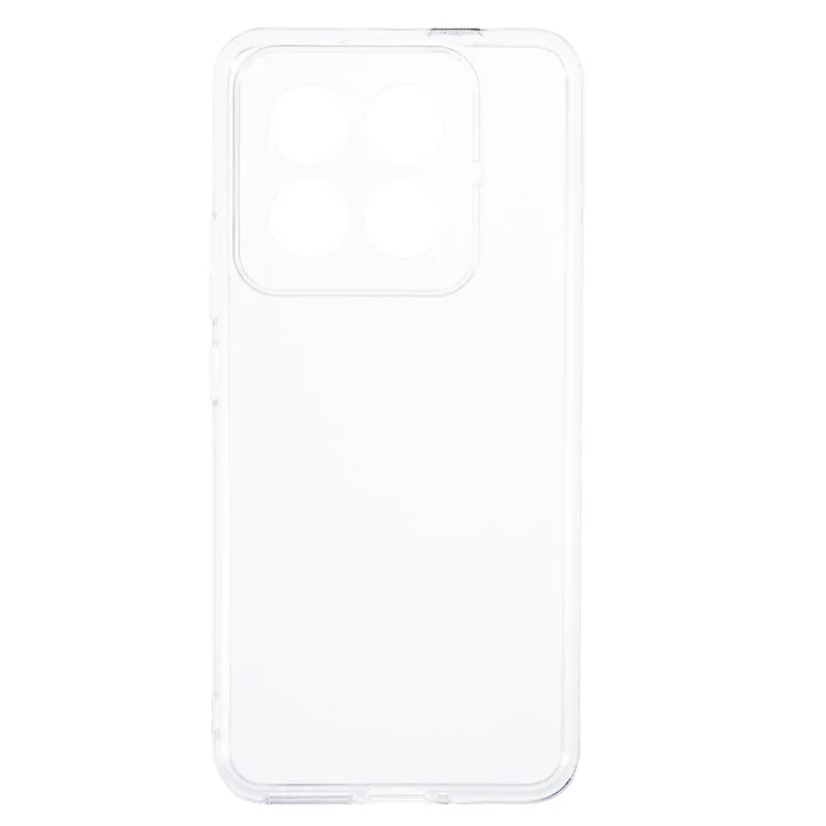 Para Xiaomi 14 Pro Case 2.0mm Sem Marca D'água Capa Traseira de TPU Transparente