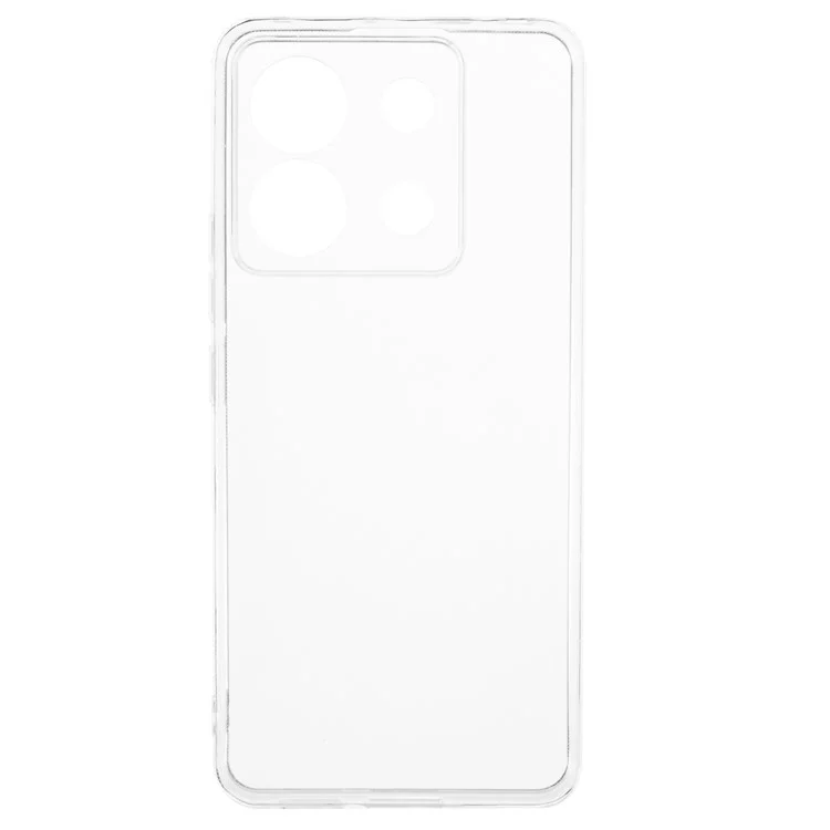 For Xiaomi Redmi Note 13 Pro 5G / Poco X6 5G Case Watermark-free 2.0mm Transparent Cell Phone Cover