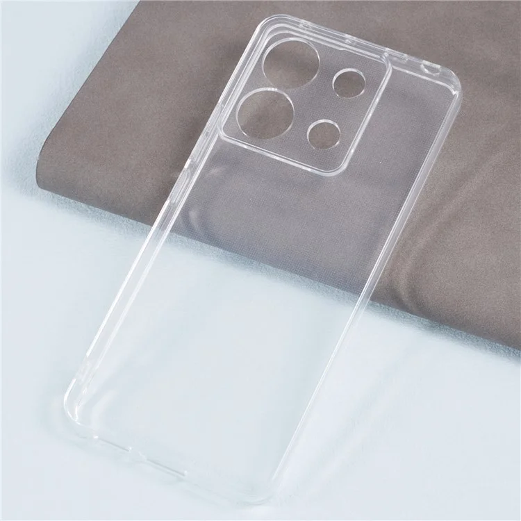 For Xiaomi Redmi Note 13 Pro 5G / Poco X6 5G Case Watermark-free 2.0mm Transparent Cell Phone Cover